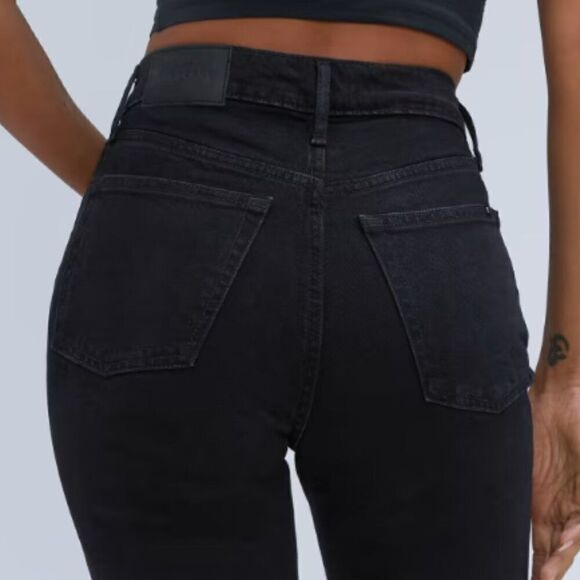 NWT EVERLANE The Original Cheeky Jean Black Size 26 - Picture 6 of 11